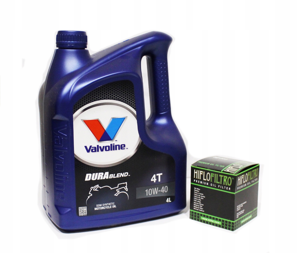 Масло Valvoline Durablend 10w40 4T 4L + фільтр HF112