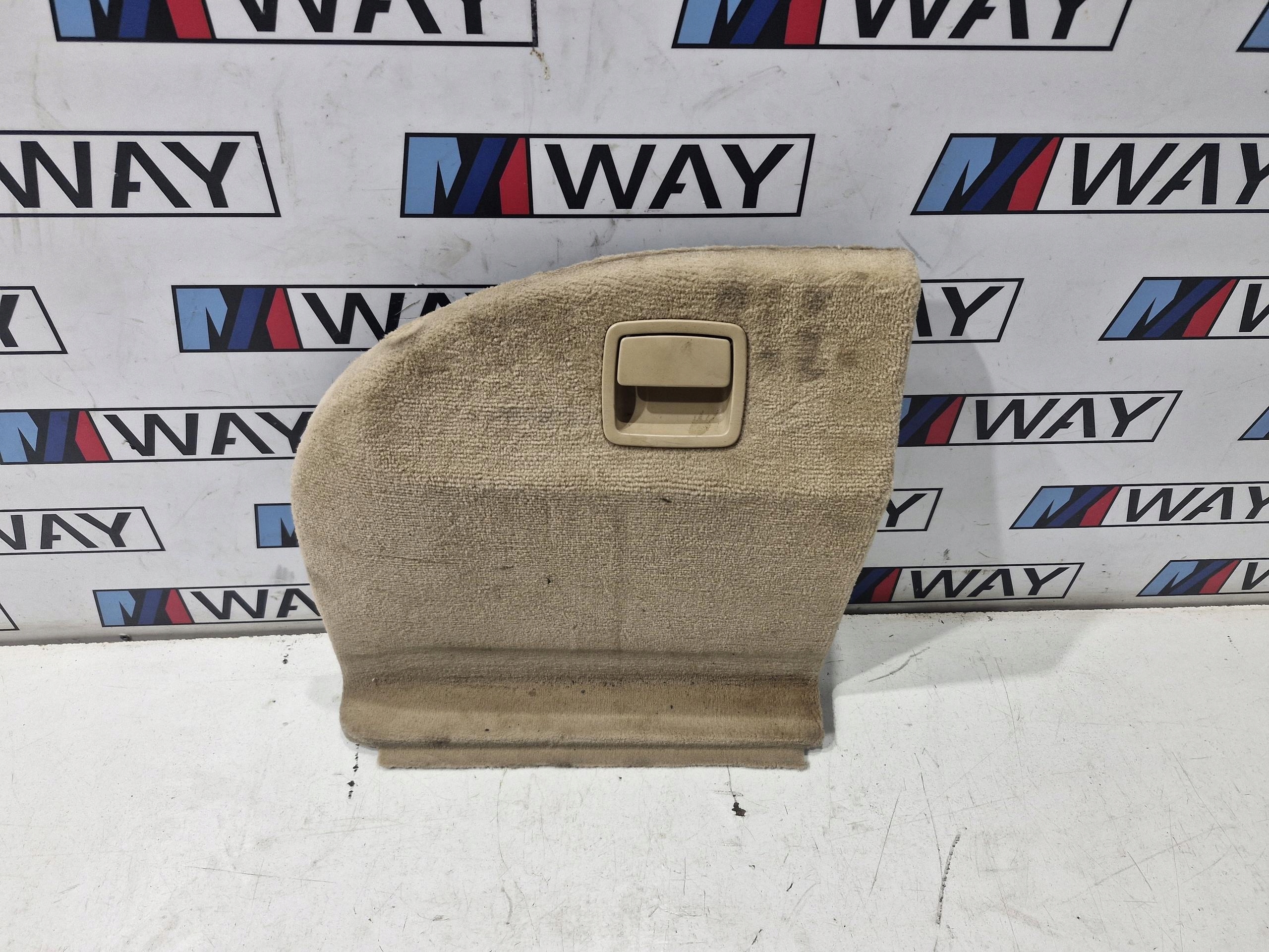 7050367 BMW E60 E61 boot upholstery left rear part without