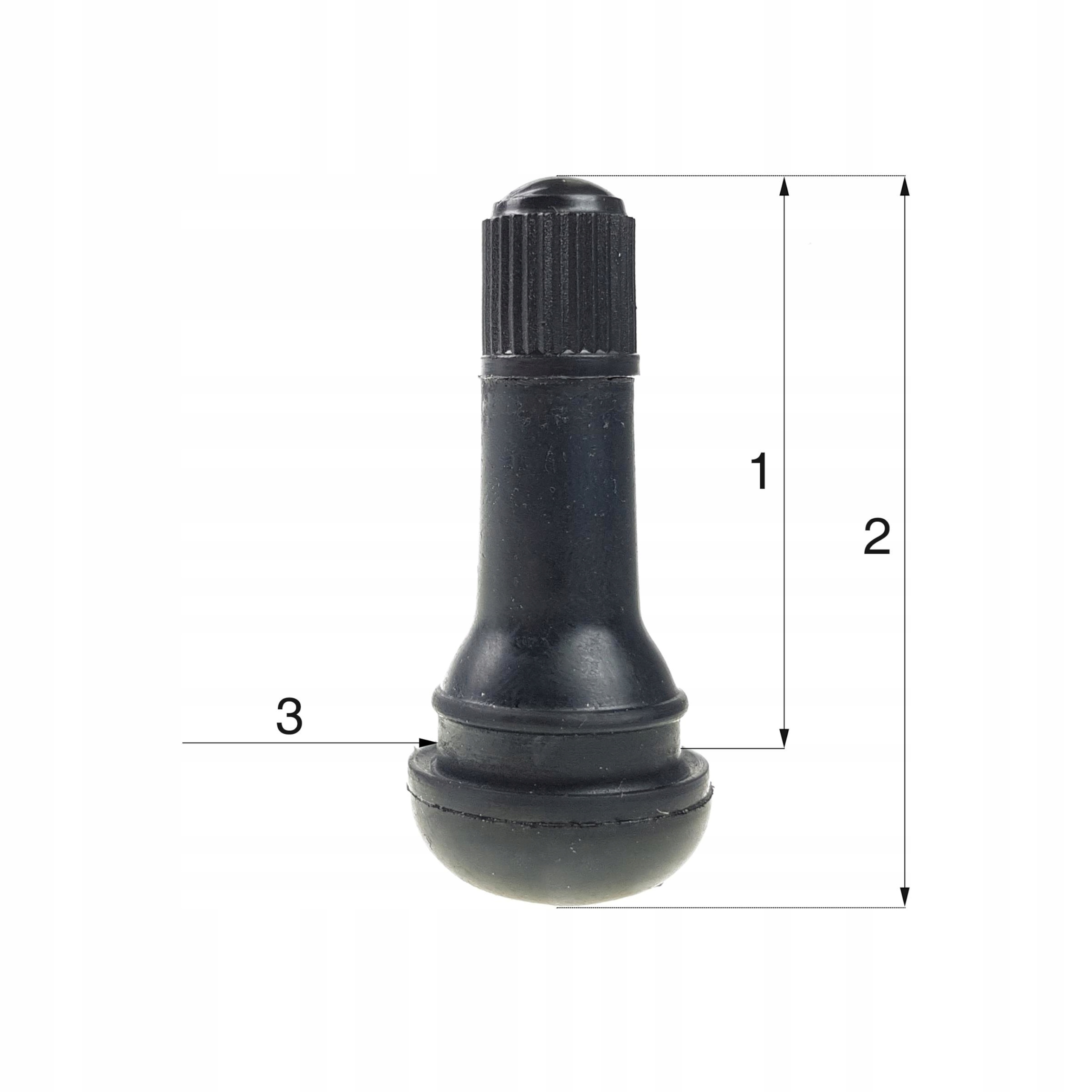 ZAWORY WENTYLE BEZDĘTKOWE TR413 DO FELG KÓŁ STALOWYCH ALUMINIOWYCH 100 SZT Typ samochodu 4x4/SUV Samochody osobowe