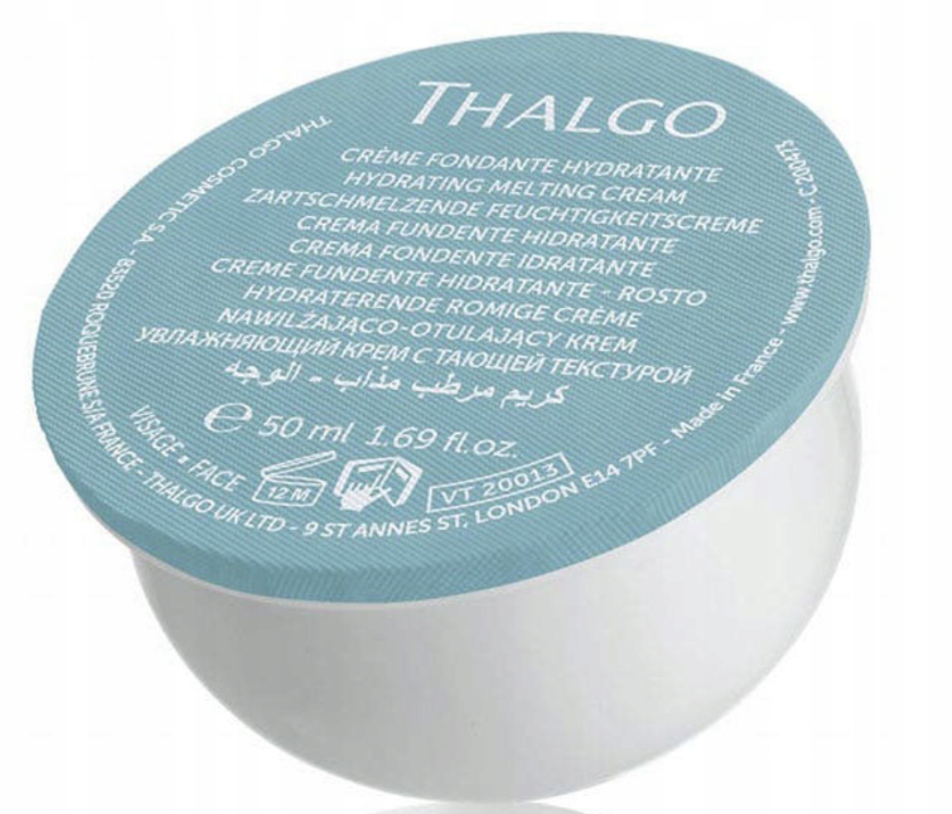 Thalgo Hydrating Melting Cream -krem nawilżający do cery suchej -zapas