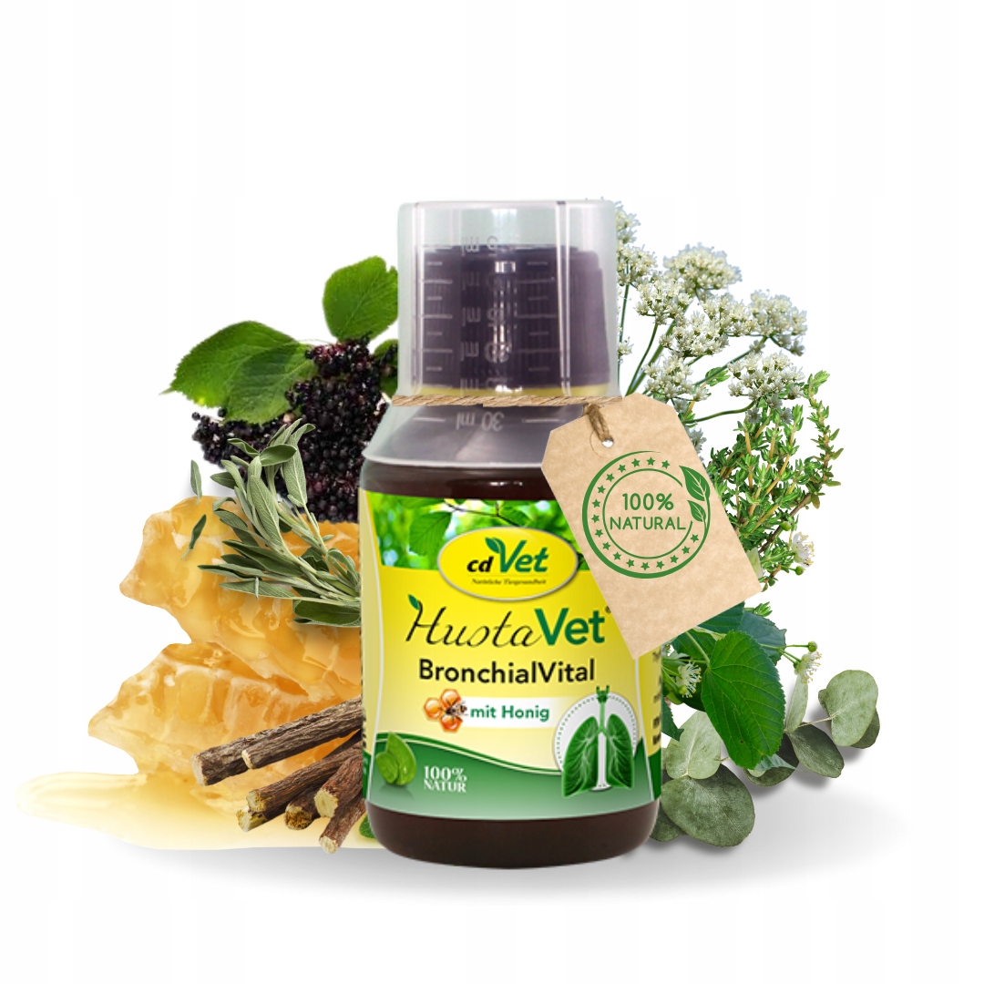 Naturalny Syrop Na Kaszel dla psów cdVet BronchialVital 100ml