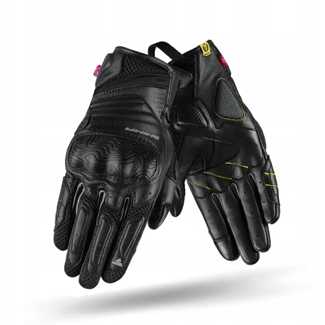 Motocyklové rukavice Shima Rush Gloves Lady Black L