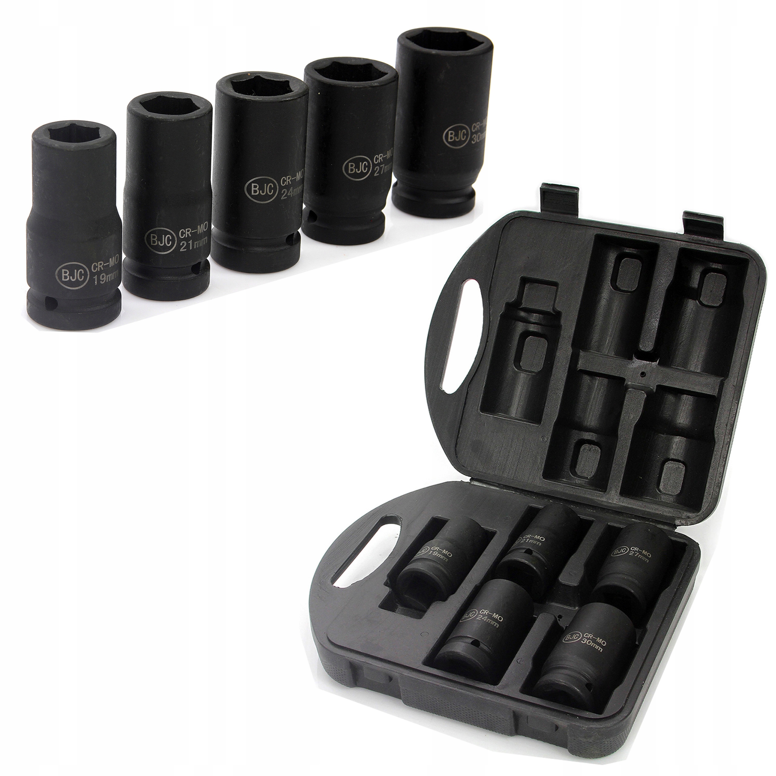 

Nasadki Udarowe 3/4 5 Kluczy Udarowych 19-30 Bjc