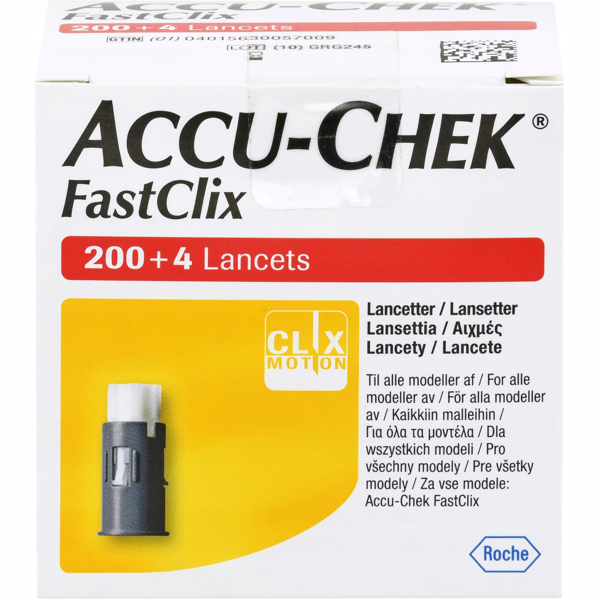 ACCU-CHEK Fastclix Lanzetten, 204 Sztuka