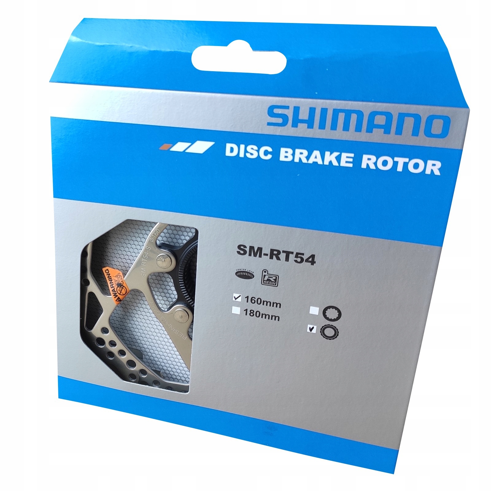 Tarcza Hamulcowa SHIMANO Deore SM-RT54 160mm CL Model SM-RT54