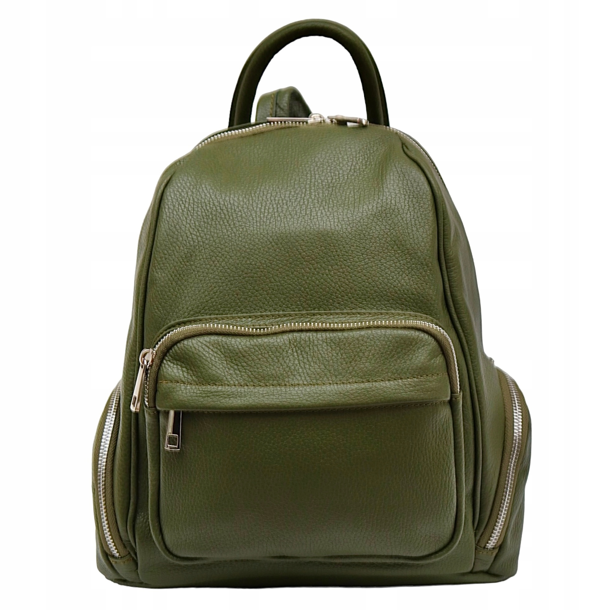 Batoh Dámský z přírodní kůže Viola Olivová