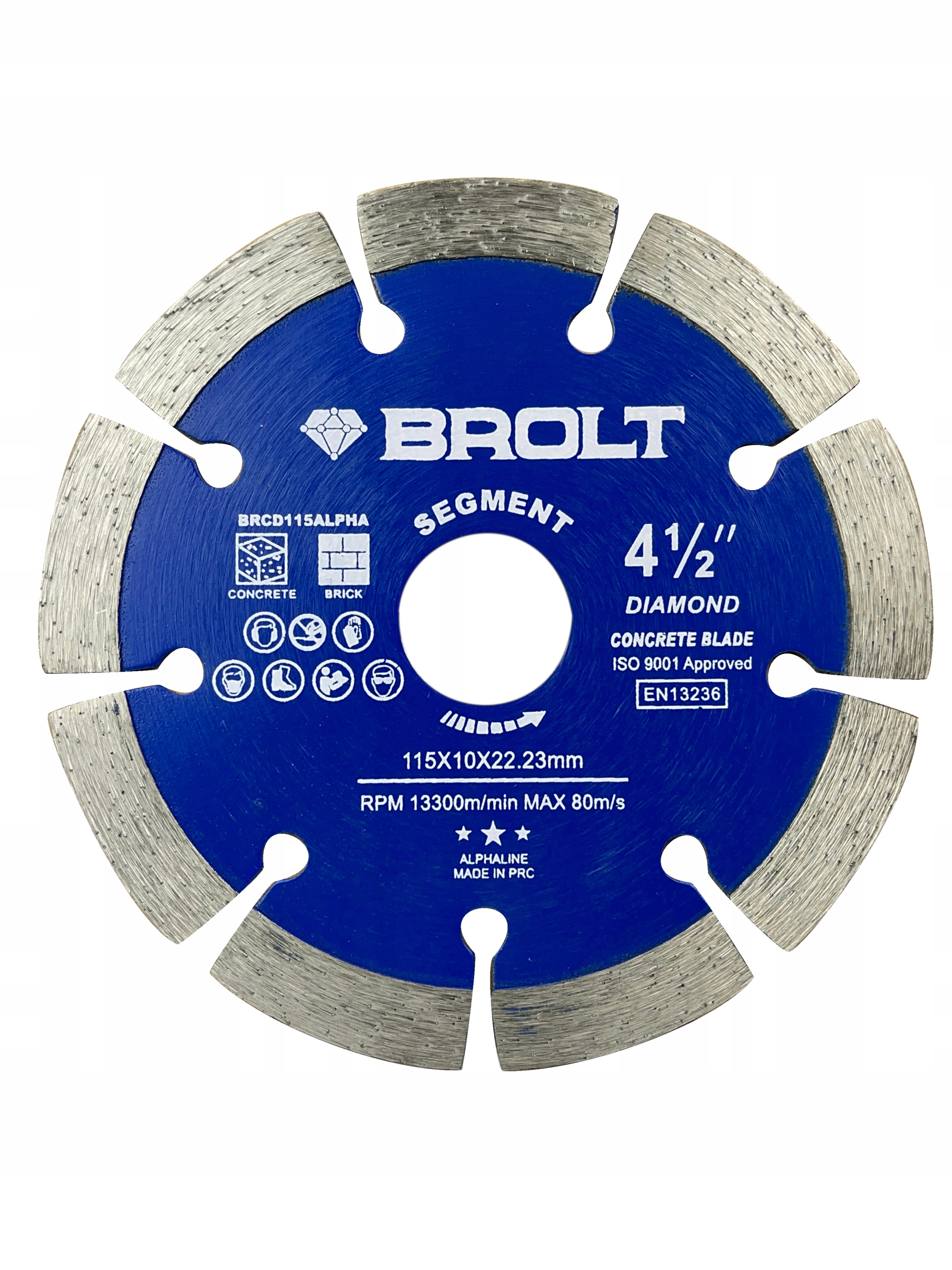 

Tarcza Diamentowa Cięcie Beton 115 22,23 MM