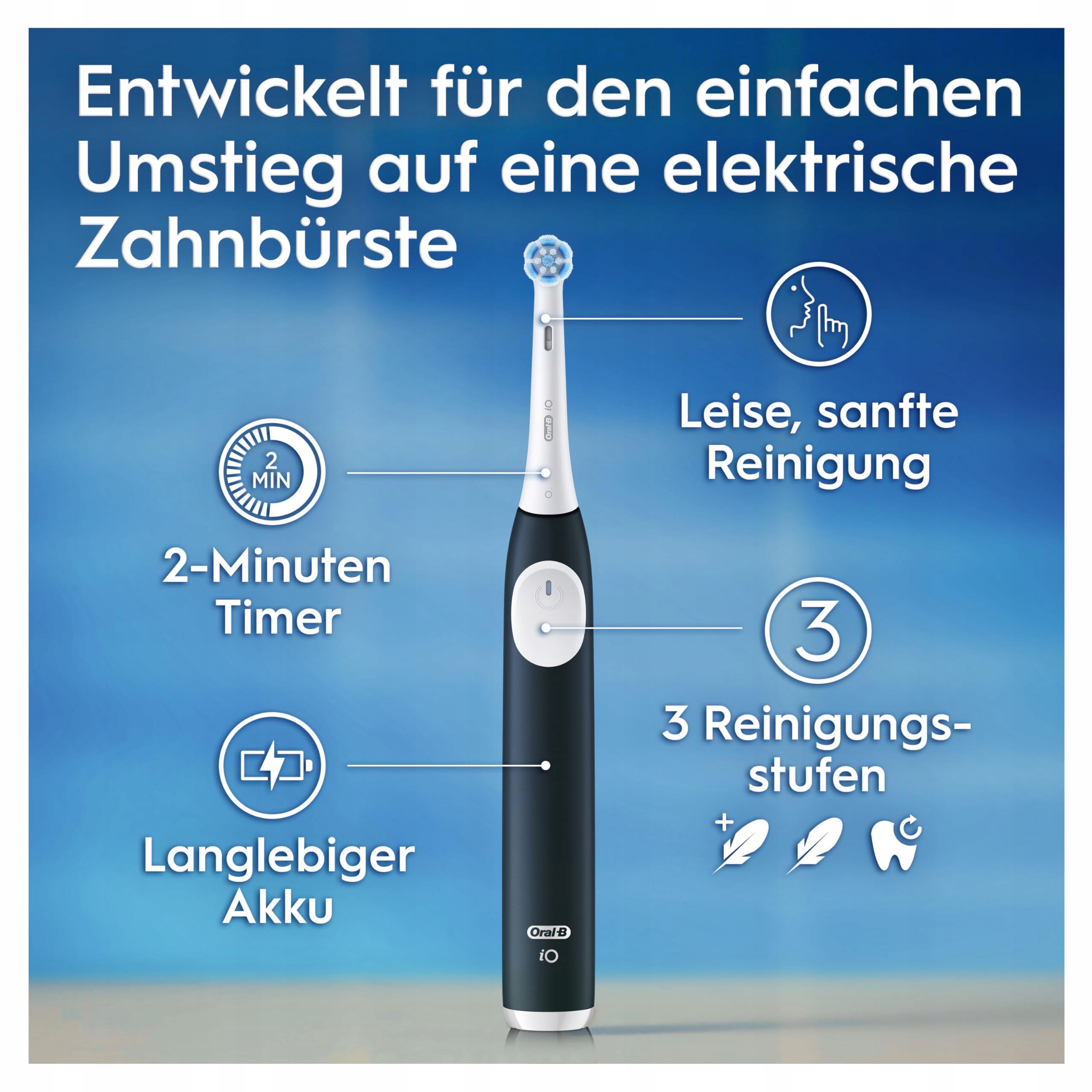 ORAL-B IO Series 2 Szczoteczka Elektryczna 3 Tryby Magnetyczna Leśna Zieleń — miniatura 5
