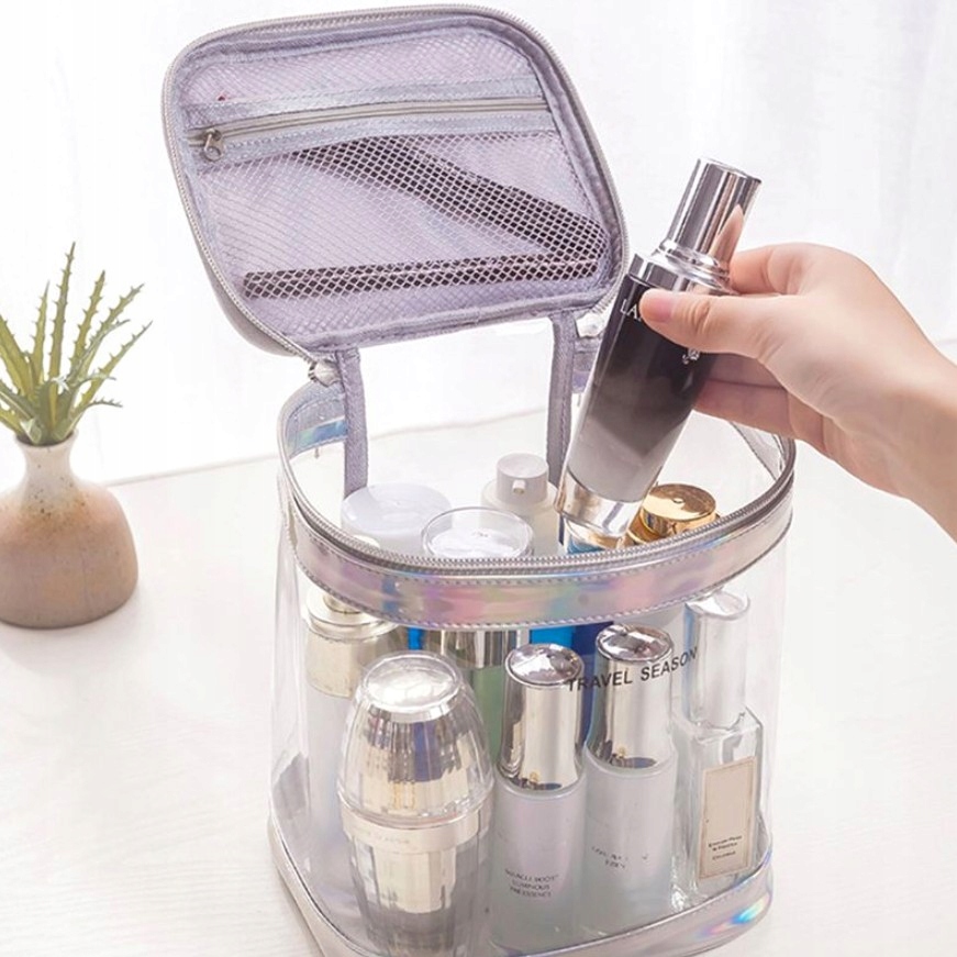 Kuferek Kosmetyczka organizer pcv przezroczysty do walizki podróżny Stan opakowania oryginalne