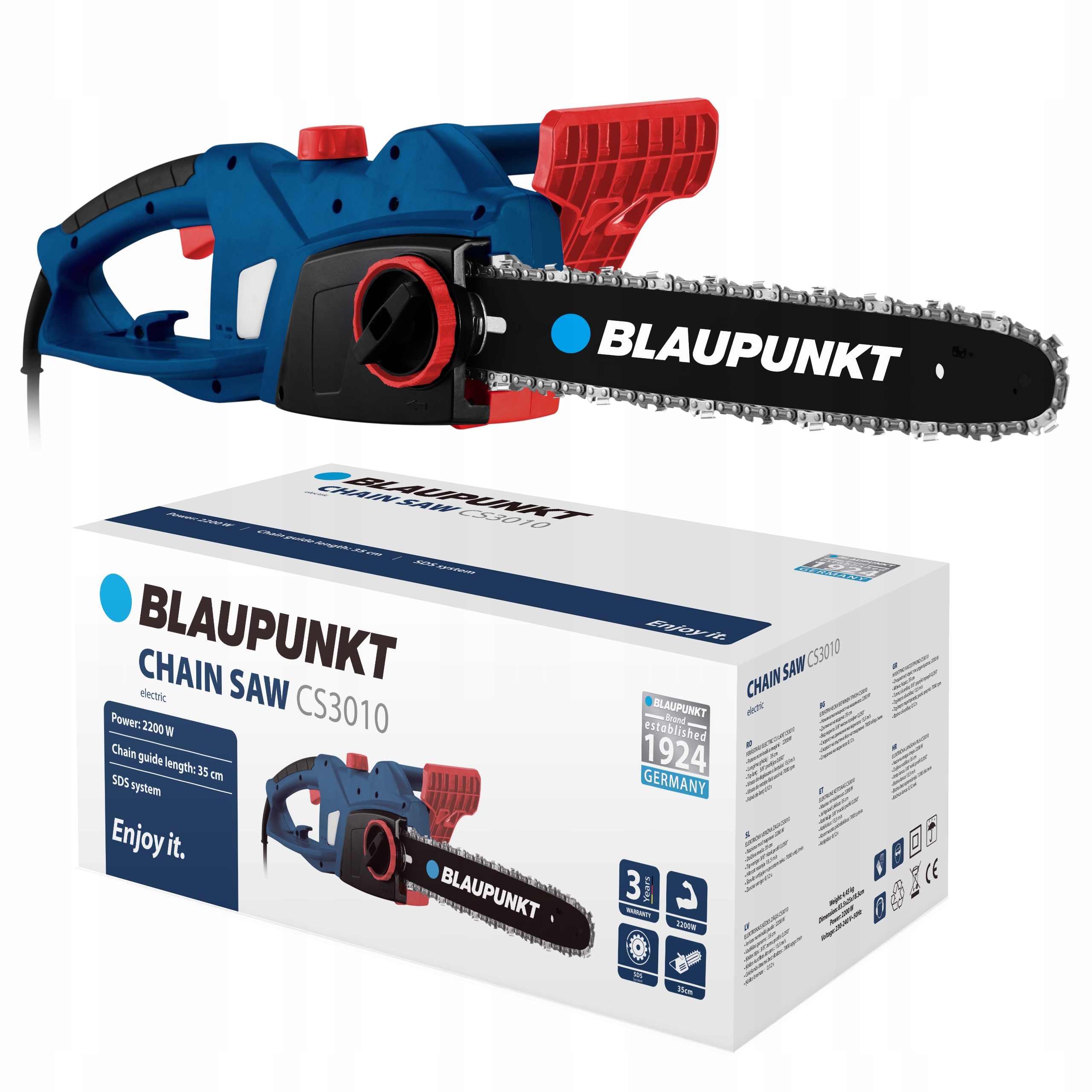 

Piła Łańcuchowa Elektryczna Blaupunkt 2200W 35cm
