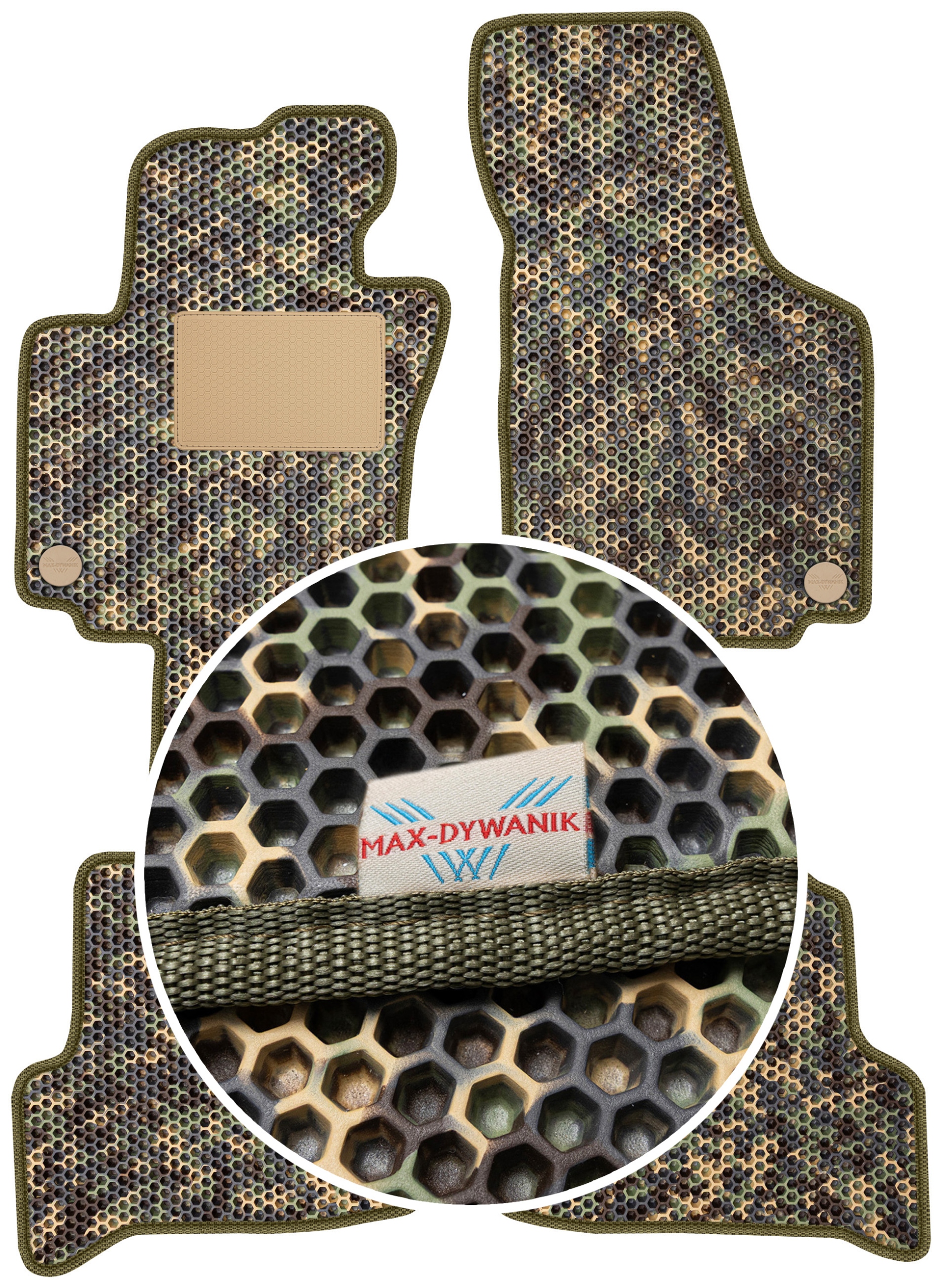 Vw Golf Plus 2005-2014 Gumové rohože do auta Eva Moro