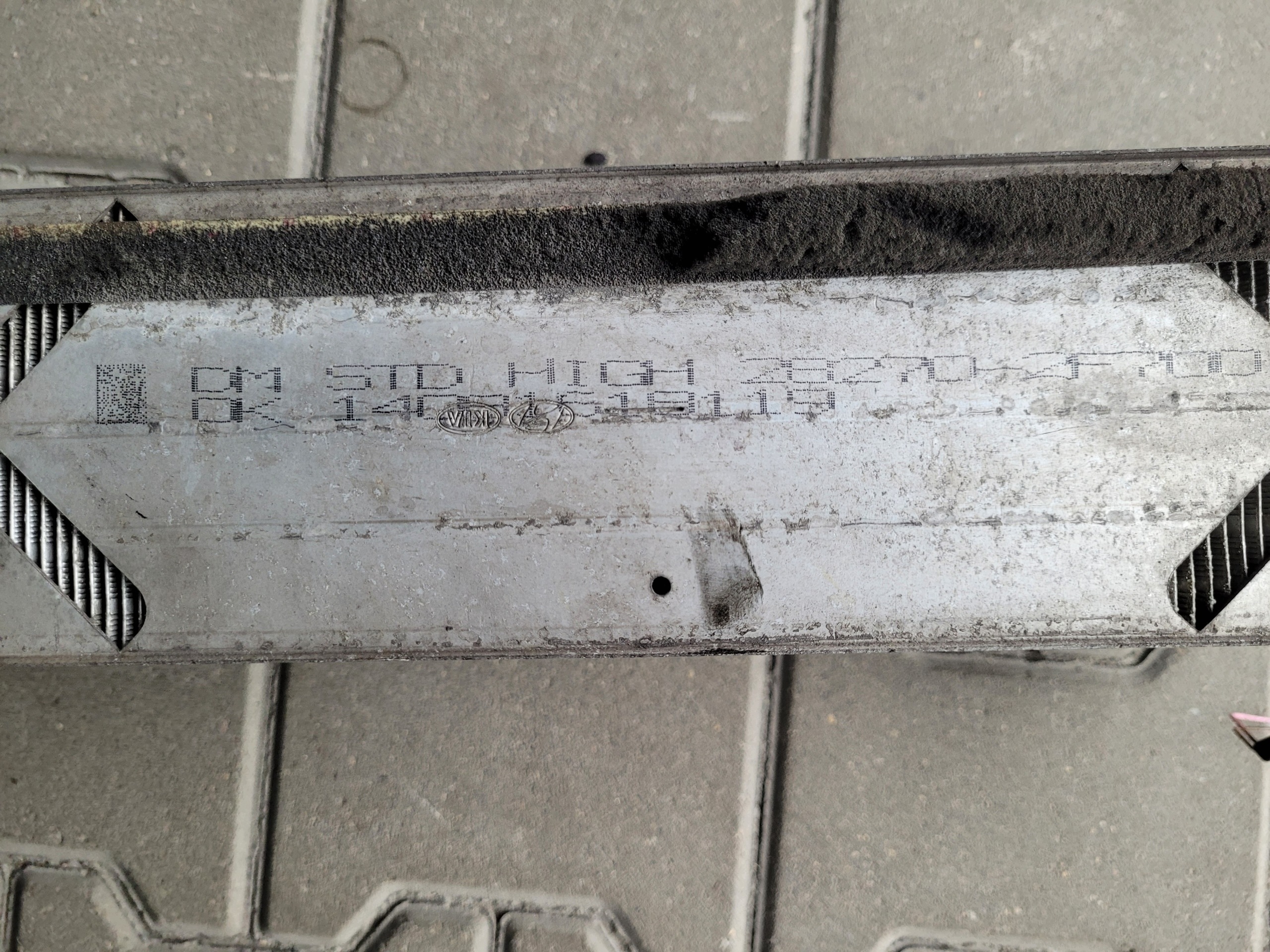 28270-2F700 radiator intercooler HYUNDAI SANTA FE 3 III 2.2 D CRDI