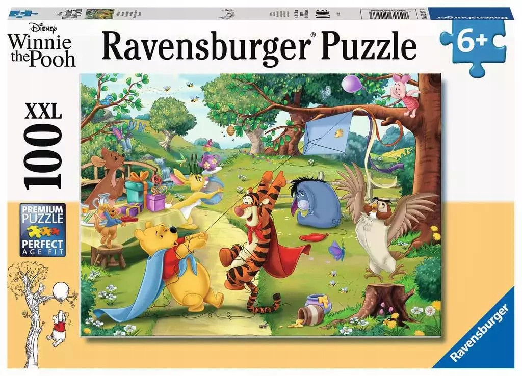 Puzzle XXL 100 elementów. Kubuś Puchatek Ravensburger