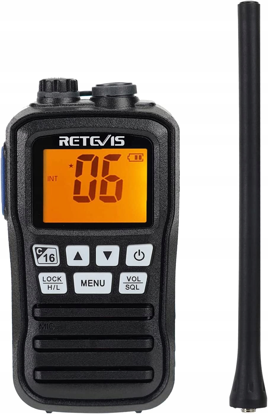 Vysielačka Retevis RM01 Morské rádio, vodotesné ručné rádio IP67