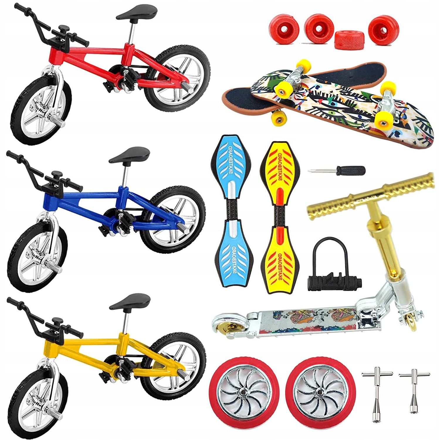 

Mini Rower Deskorolka Na Palce Dla Dzieci 18 Szt