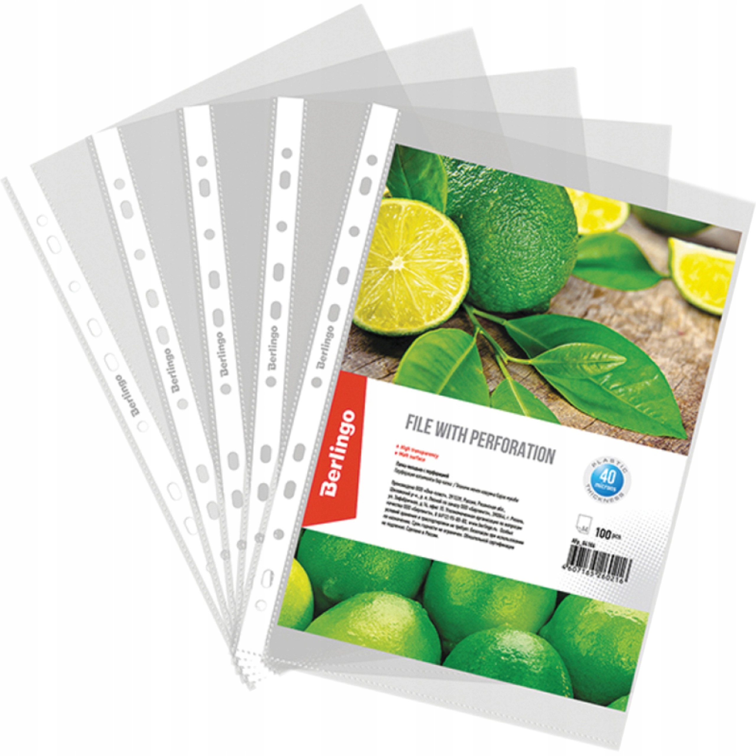 

Obwoluta groszkowa Berlingo A4 Pp 40 mikr 100 szt