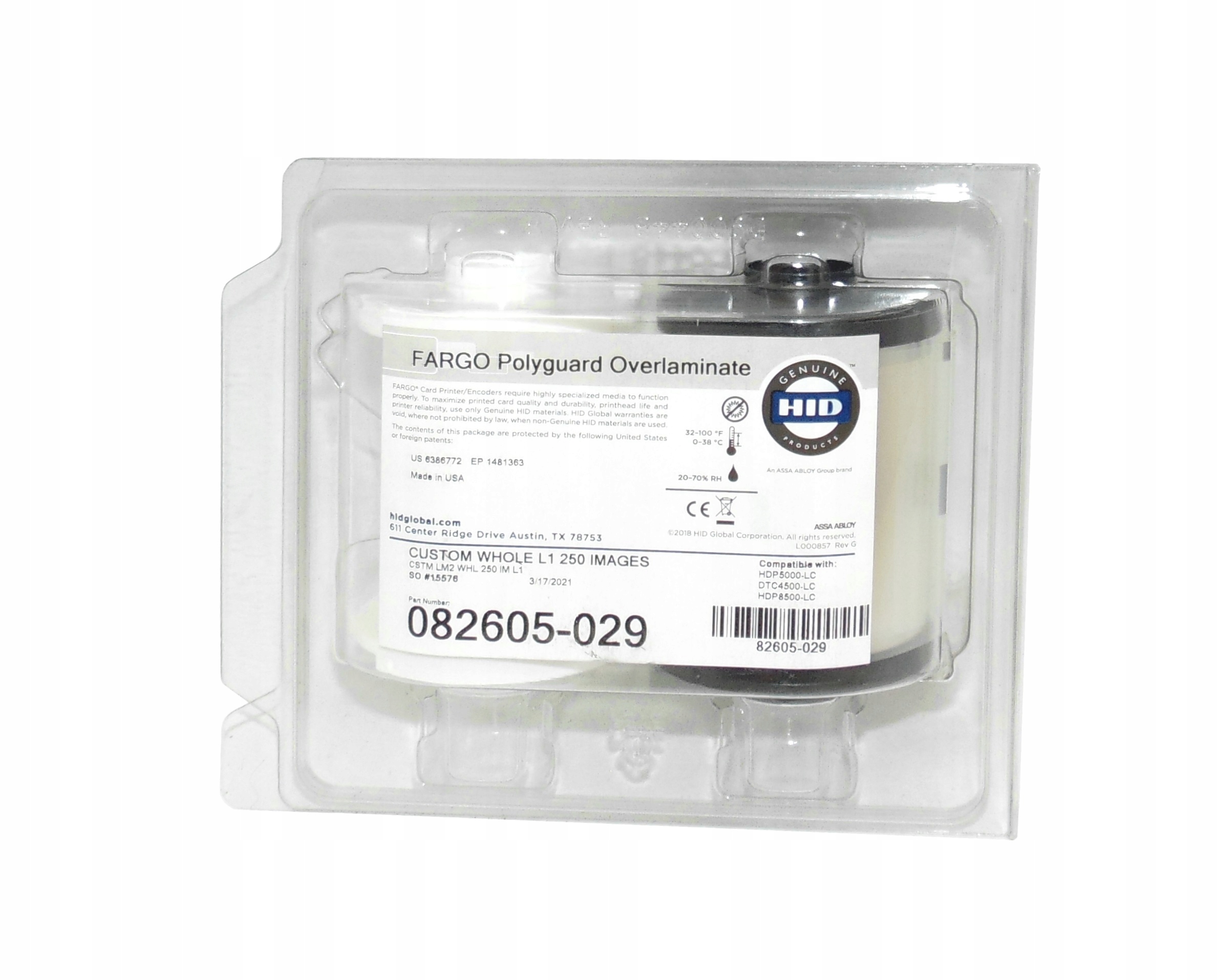 Polyguard Tape Fargo Hid 0,6mil 250img Laminát