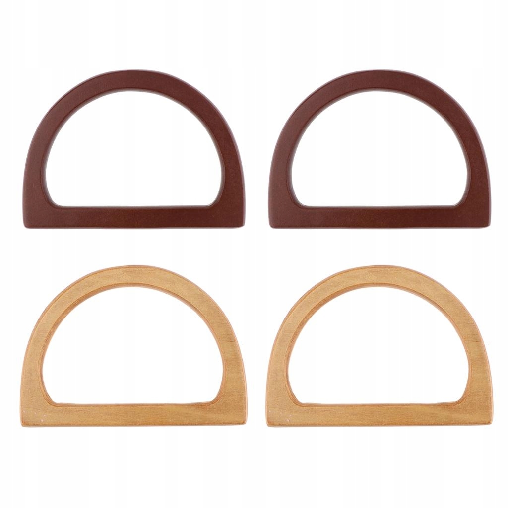 

4 . Uchwyt do torebki z naturalnego drewna Torebka