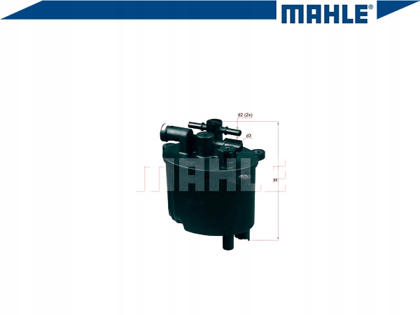 FILTR PALIWA LAND ROVER FREELANDER 2 2.2 eD4 (LF_ Producent części Mahle