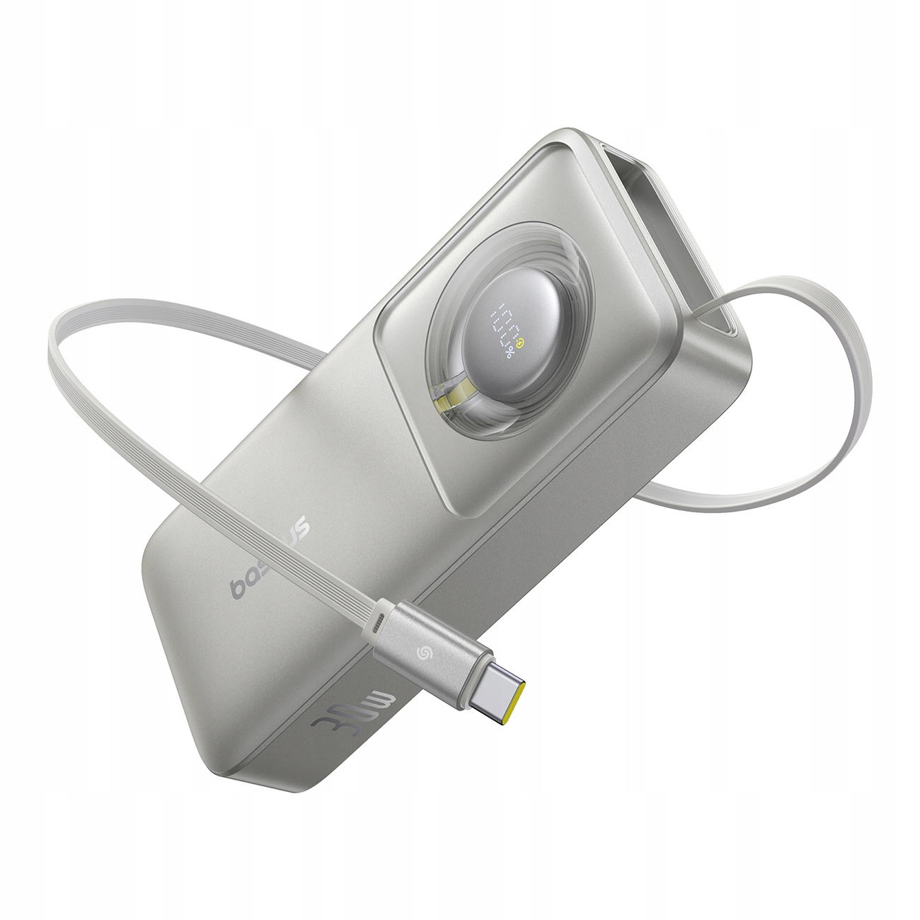 Powerbanka Free2Pull 10000 mAh 30 W s portem Usb-c a rozbalovacím kabelem Usb-c