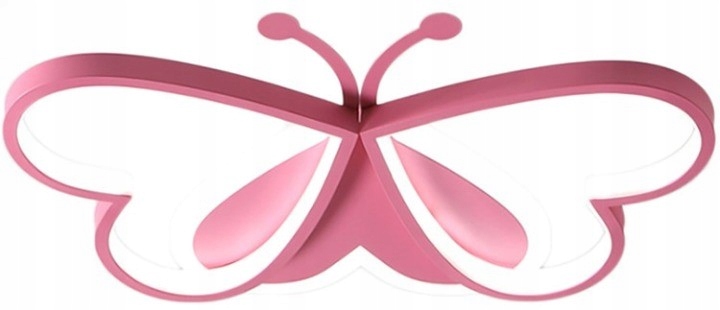 Růžová Stropní svítidlo ve tvaru motýla Oliva 1, pokoj pro dítě|40W
