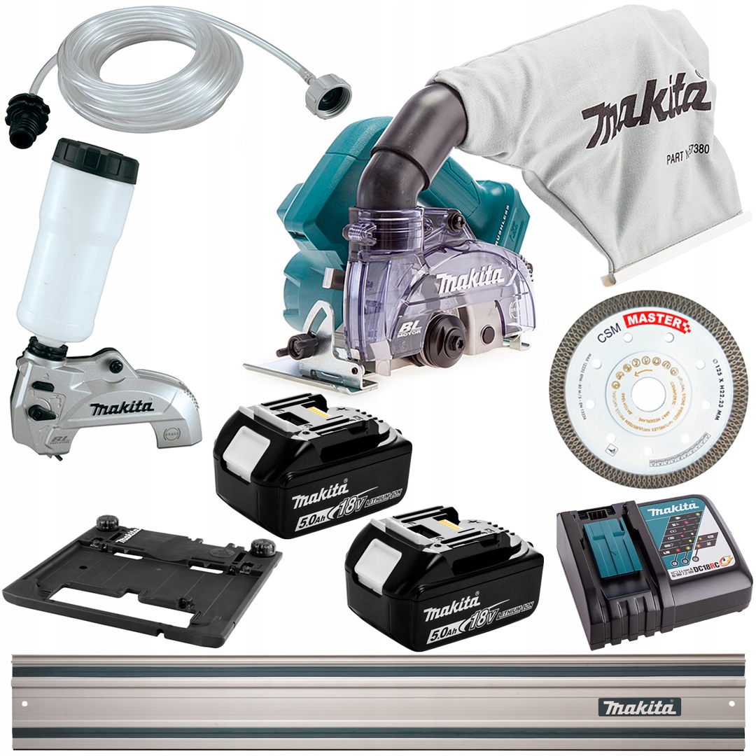 

Przecinarka do glazury 18V Makita DCC500RTE zestaw