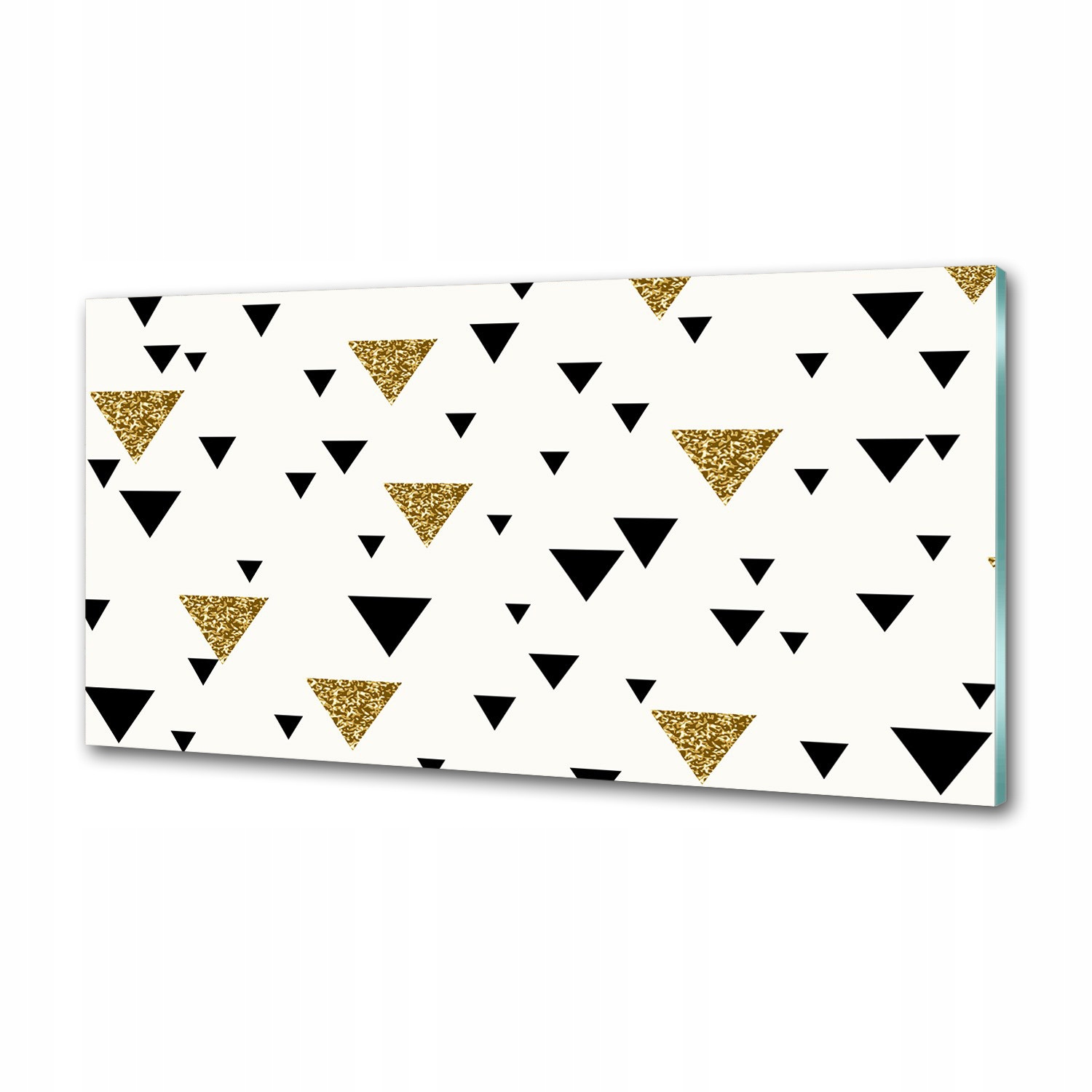 Dekorativní panel sklo Trojúhelníky pozadí 100x50 cm Lepidlo