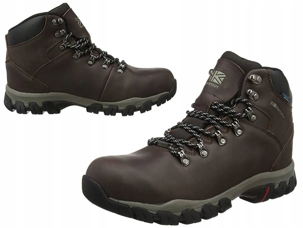 Pánské kožené trekové boty Karrimor Mendip K894-CHO do hor Vel. 46
