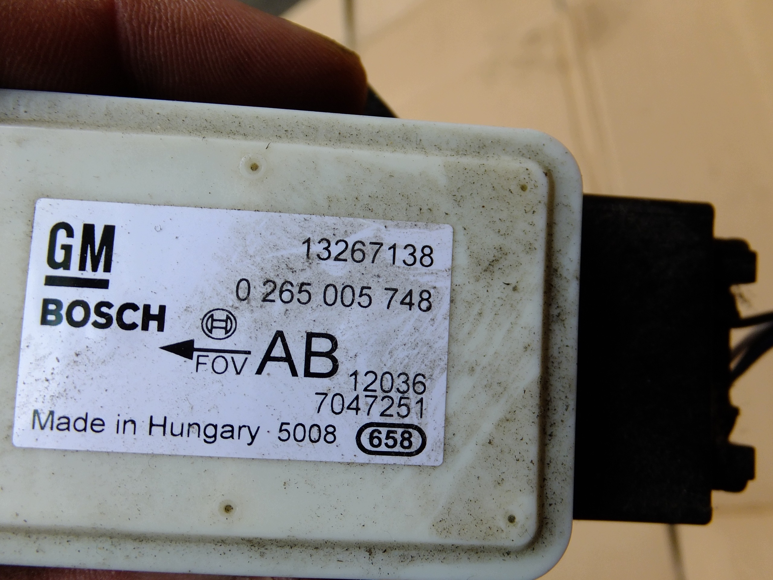 modul snímač esp opel corsa d 13267138