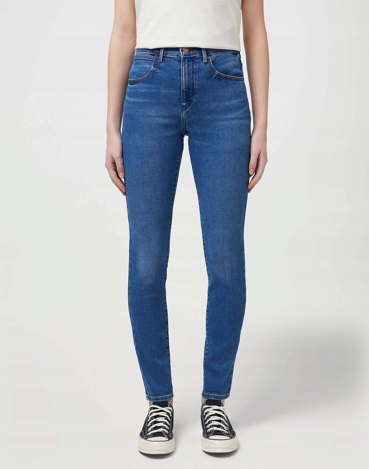 Džíny úzké nohavice Wrangler High Skinny Camellia 112141265 W27H4734R 31/30