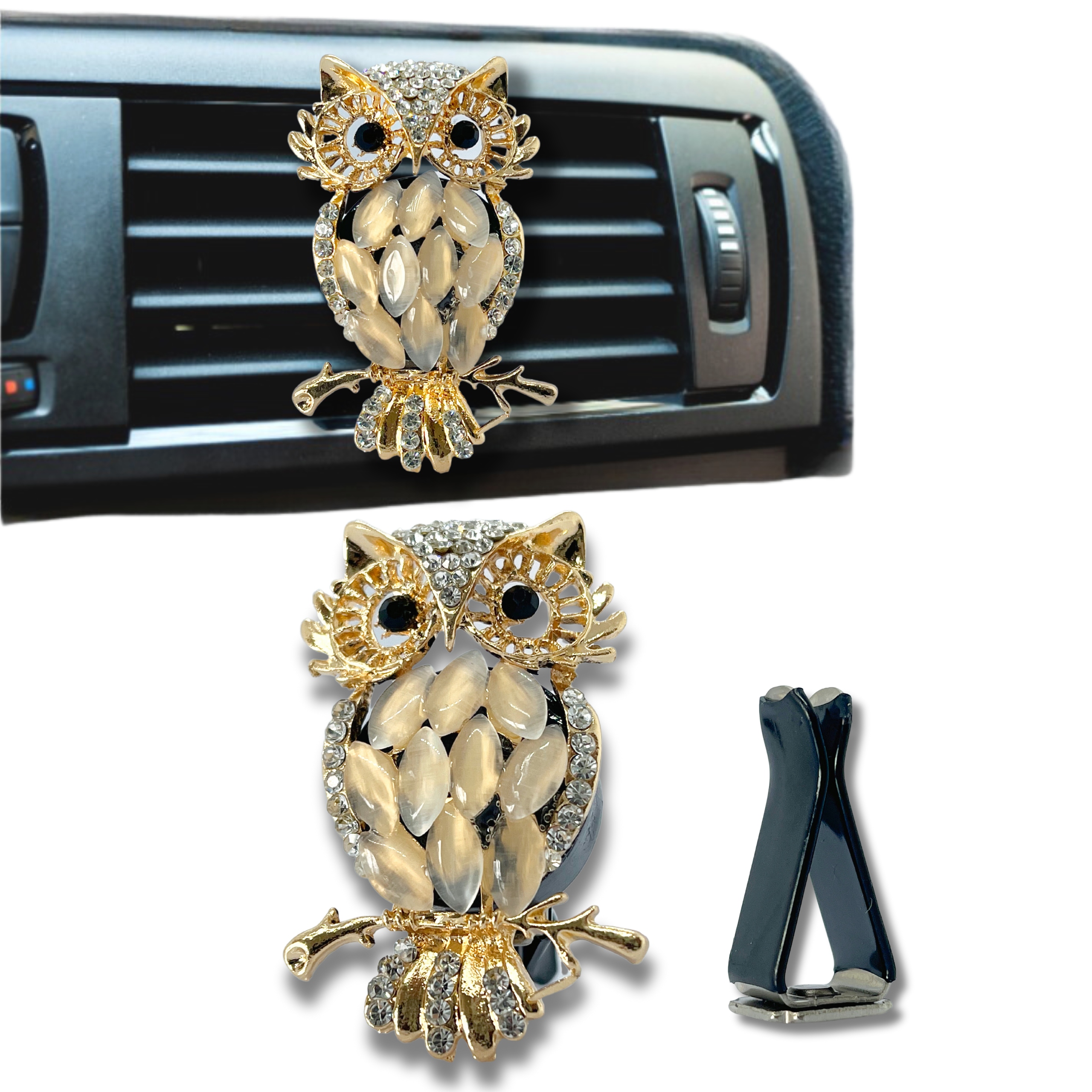 Zapach Do Samochodu Dyfuzor Do Olejków Ozdoba Do Kratki Nawiewu Auta Sowa