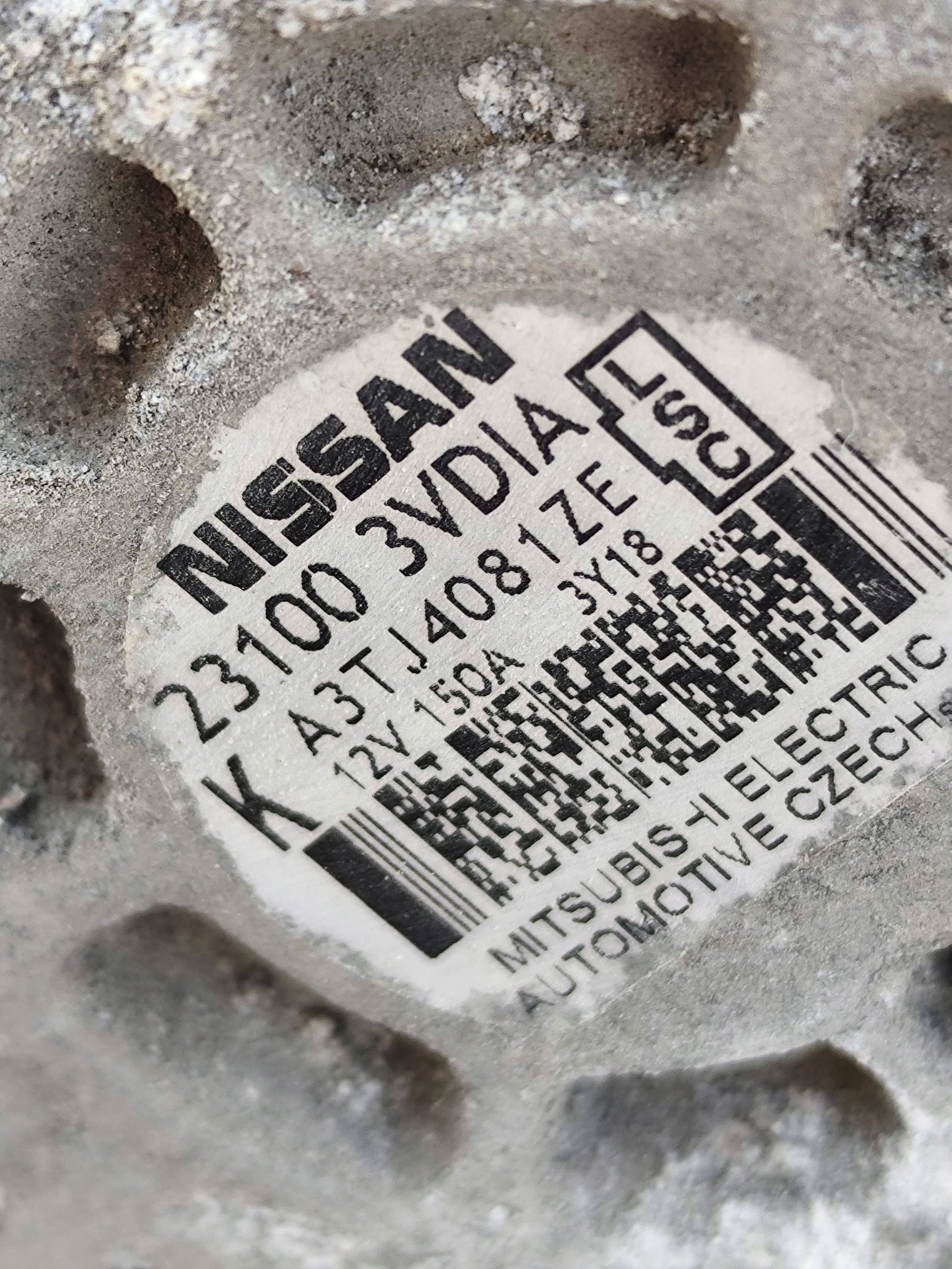 NISSAN JUKE e F15 1.5 DCI alternatore 231003VD1A