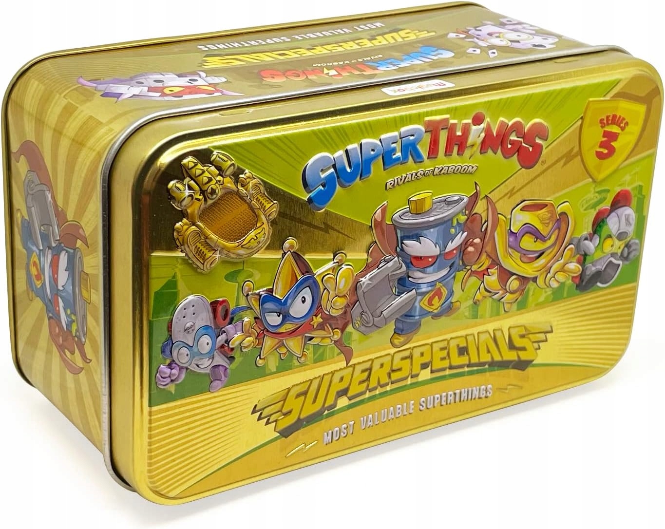 SUPERTHINGS - ZŁOTA PUSZKA SERIA 3 - RIVALS OF KABOOM - SUPER THINGS ZINGS EAN (GTIN) 8431618017654