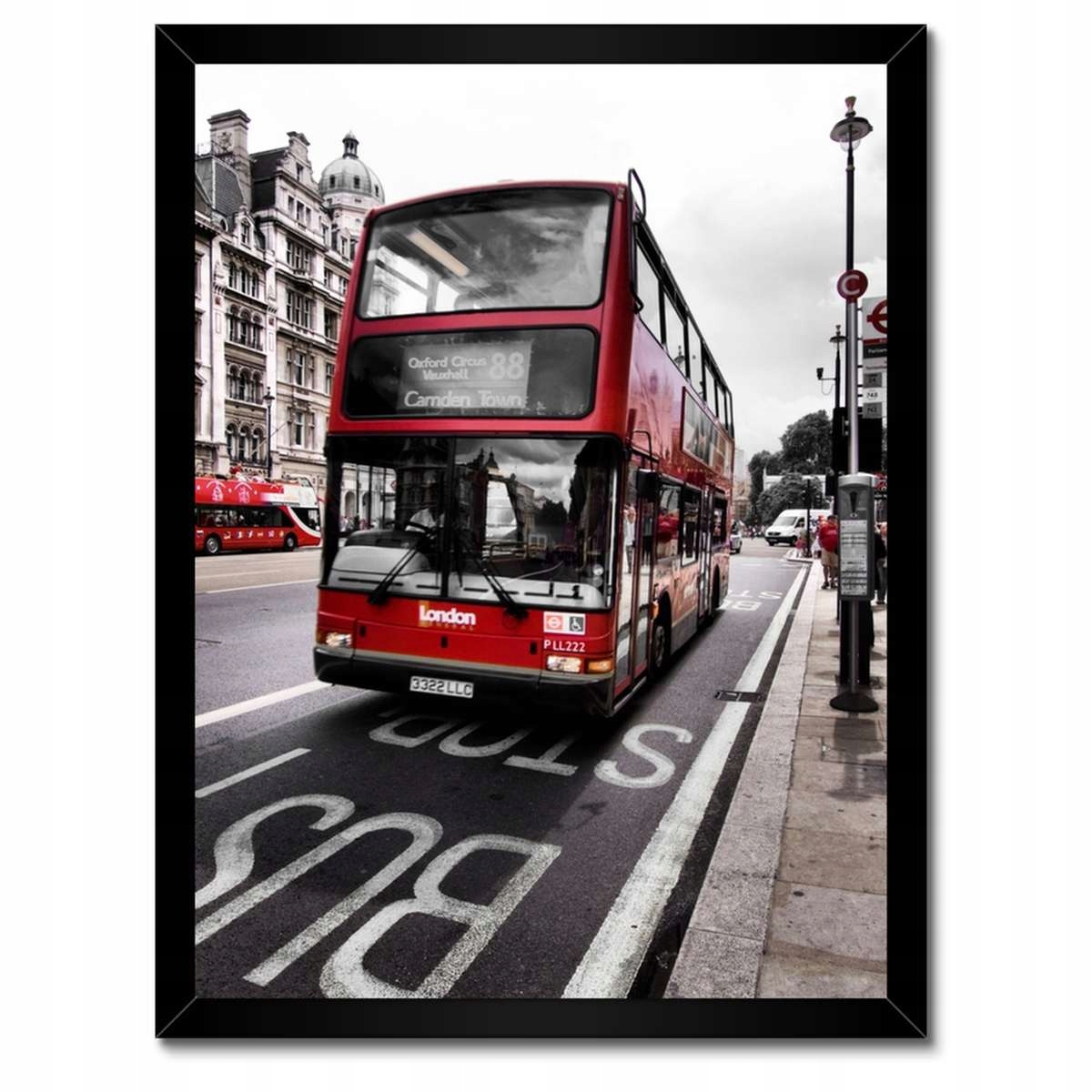 Plakáty v rámu 30x40 Zajímavý londýnský autobus