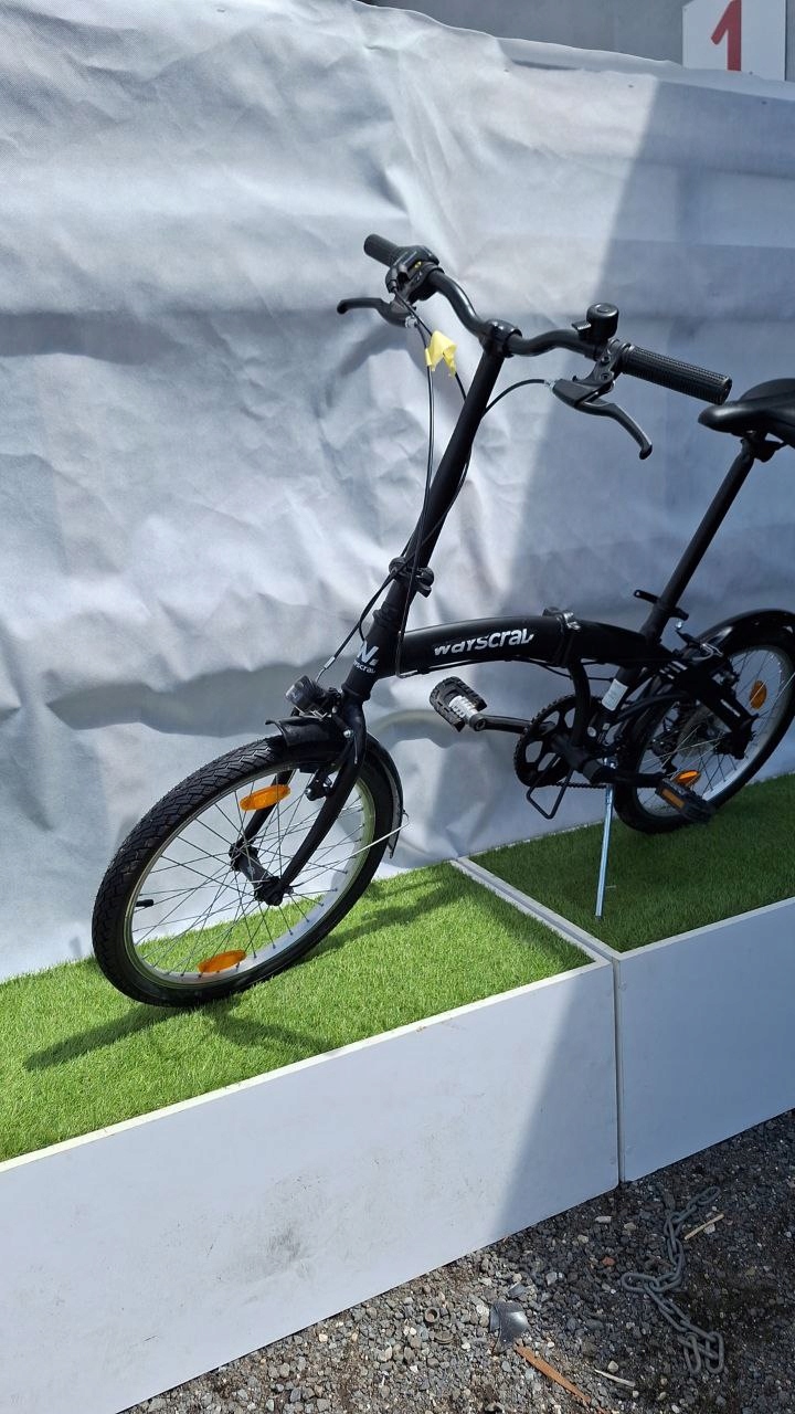 Rower składany Wayscal Takeway 100, 20" czarny Rozmiar ramy 11 cali