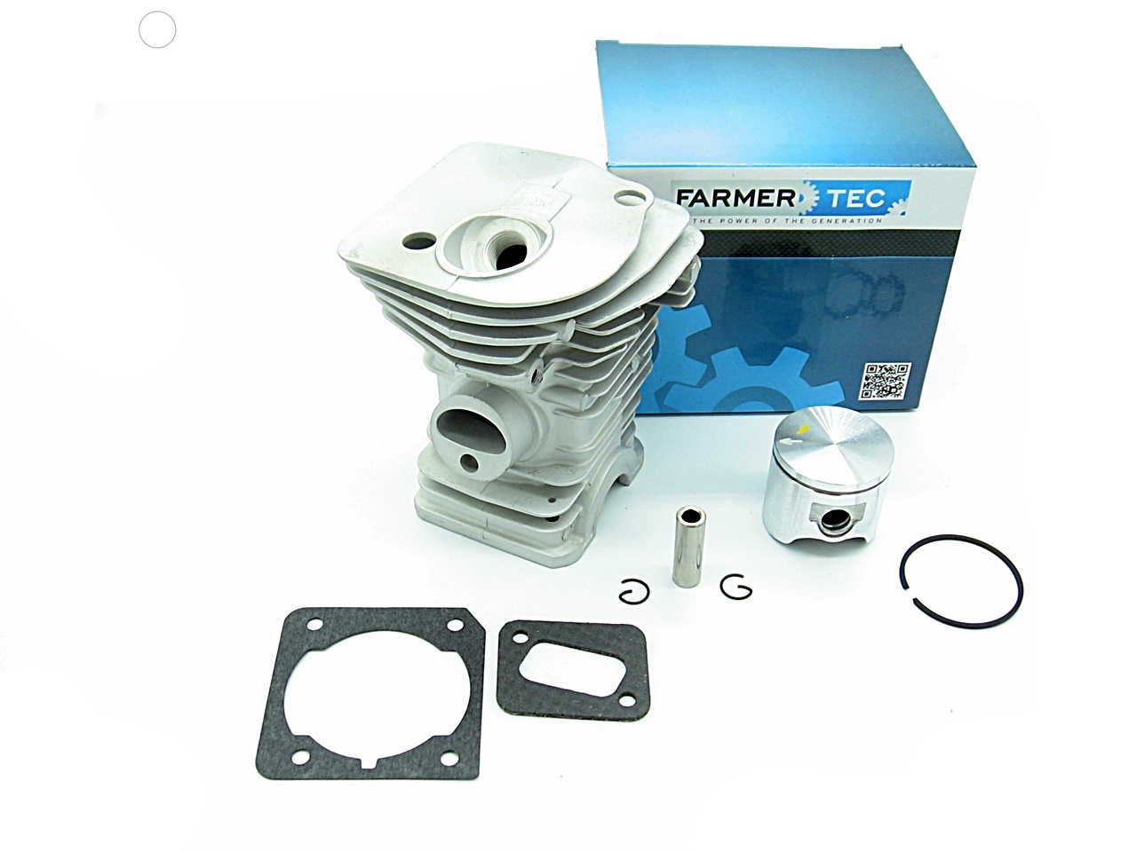 Cylinder kompletny do Husqvarna 340 345 350 tłok uszczelki Farmer Tec