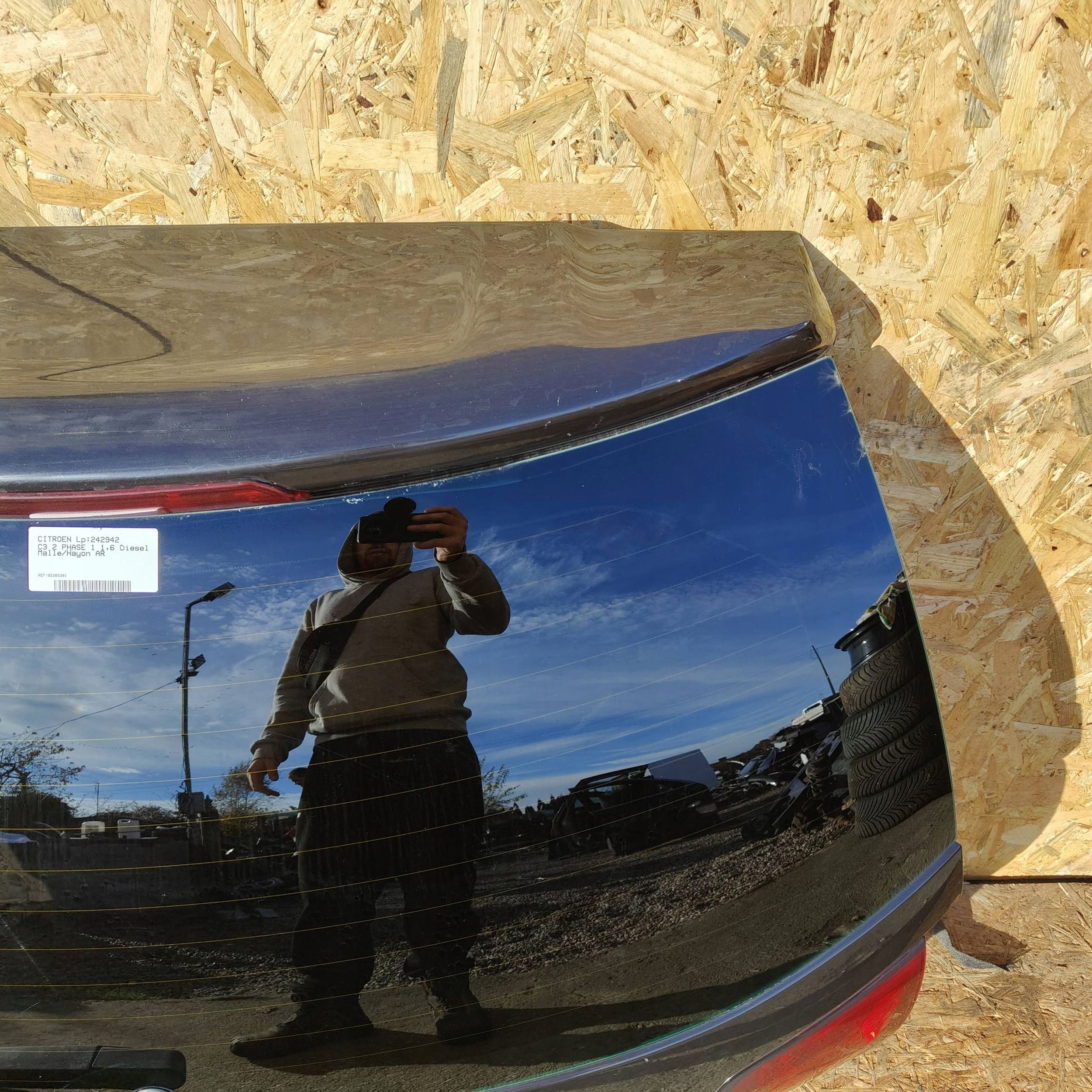 trunk door boot rear part Citroen C3 II