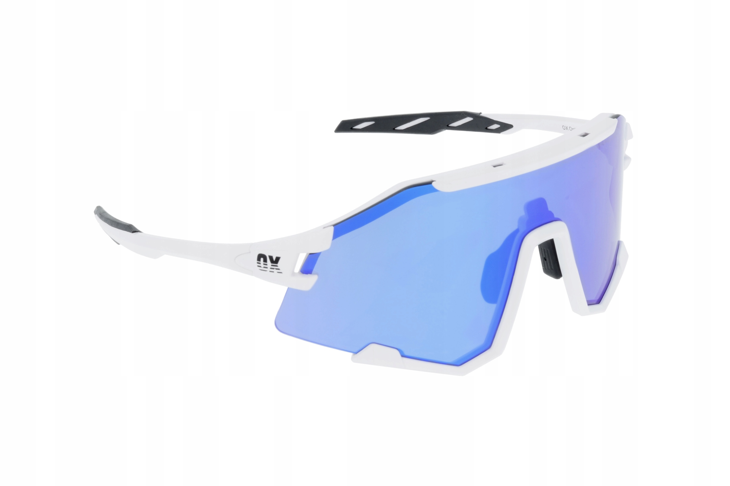 SPORTOWE OKULARY PRZECIWSŁONECZNE OX OPTICS VELOX WHITE BLUE LUSTRZANE TR90 Rodzaj okulary rowerowe