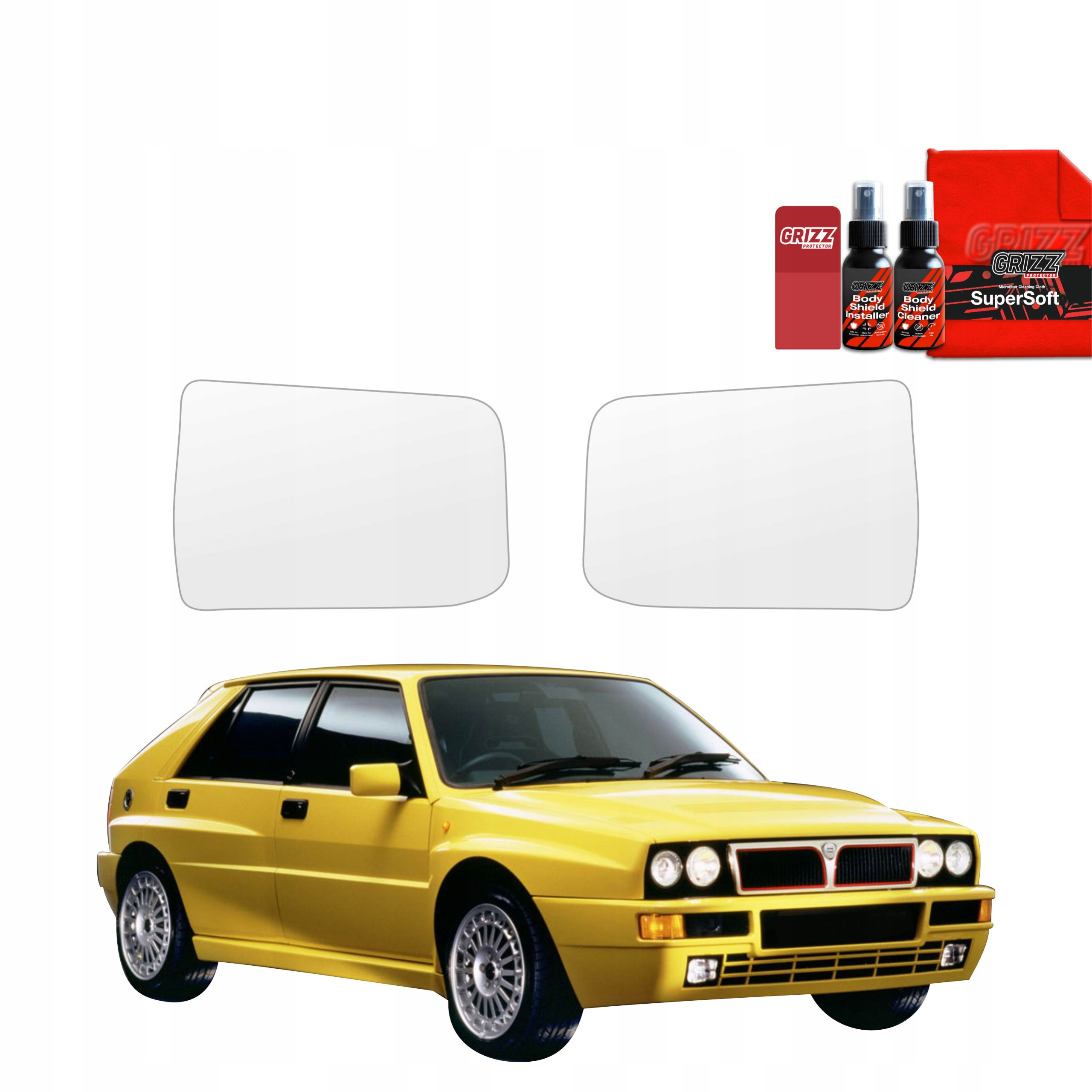 4v1 Fólie Ppf na zrcátka pro Lancia Delta Integrale (1992-1994)