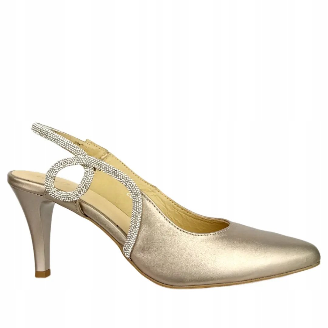 Dámské lodičky Higo 2879 ZŁO340 40, zlaté
