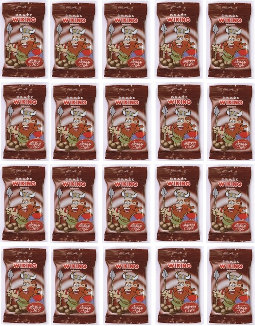 20x 70g Skawa Wiking draże kakaowe Karton