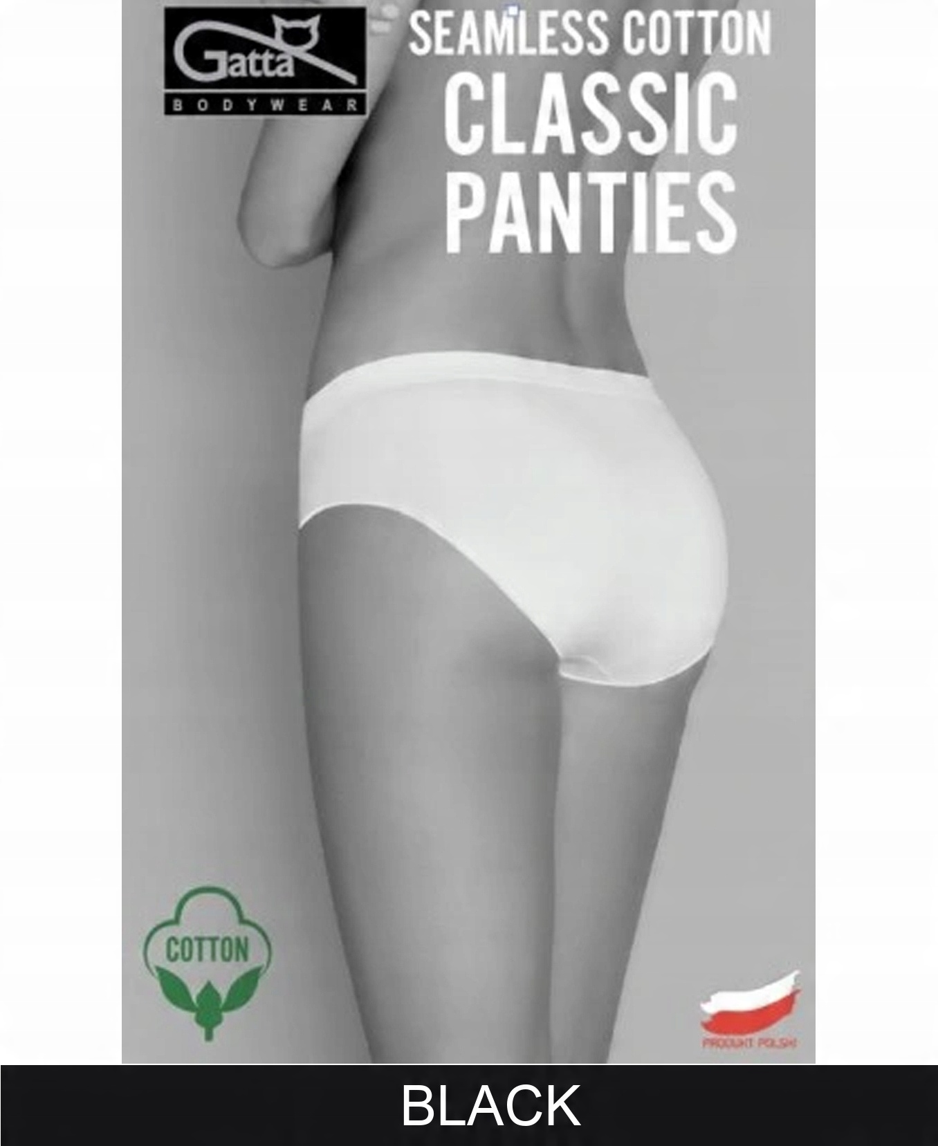 

Gatta Seamless Cotton Classic Panties M Black