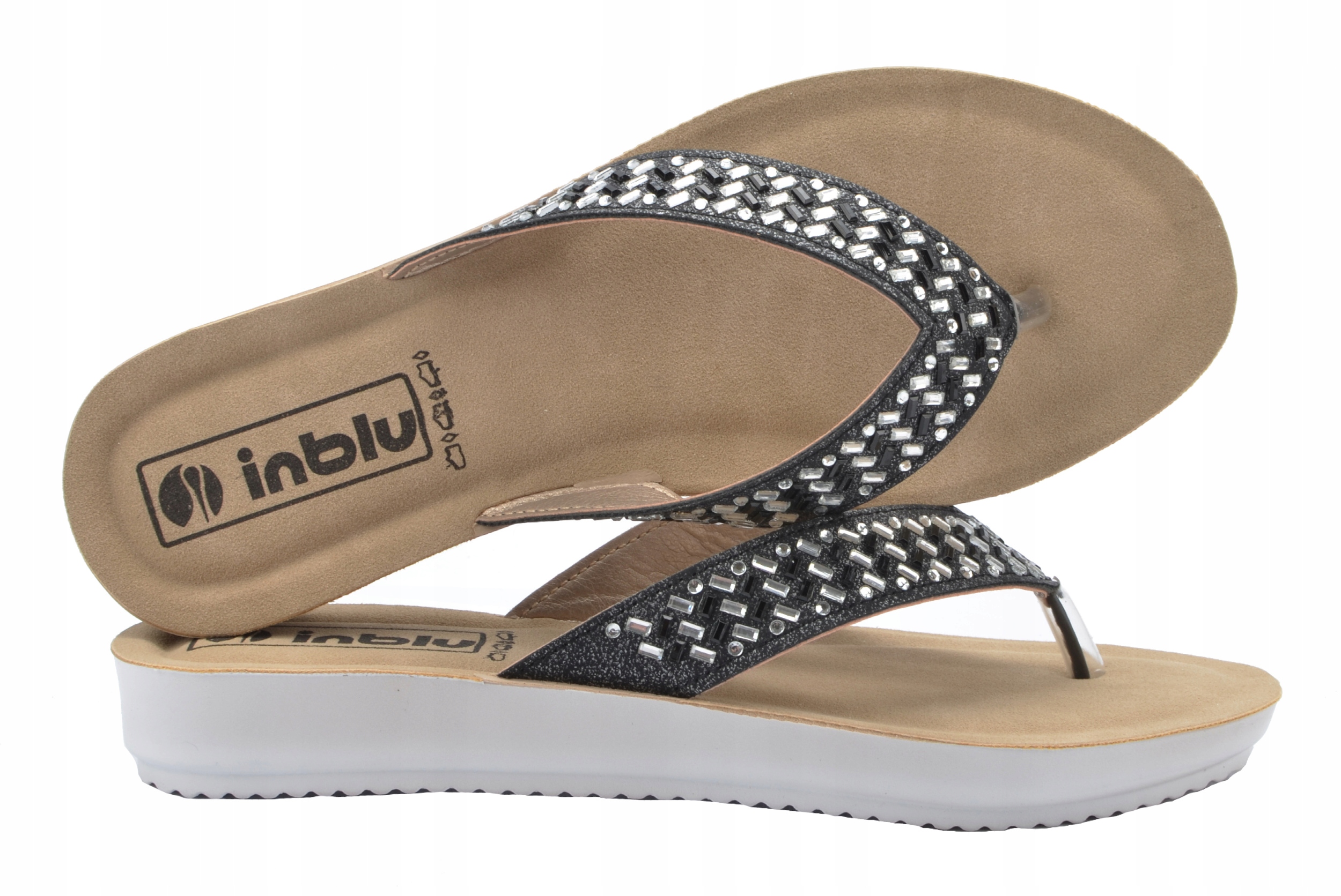 

Inblu Japonki Damskie Wygodne Cyrkonie BM55 SOFT39