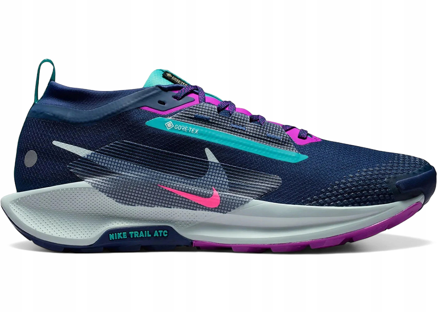 Nike React Pegasus Trail 5 Gore Tex tmavě modrá růžová pánská FQ0908-403 45
