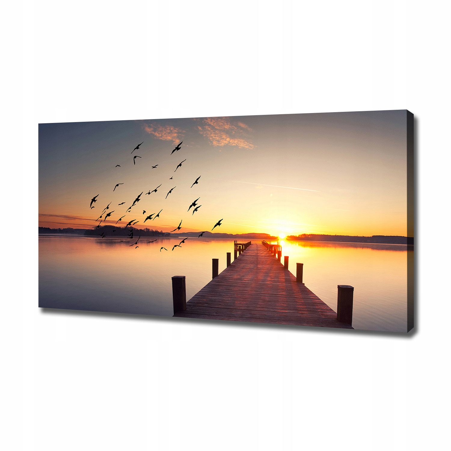 

Foto obraz na płótnie Zachód słońca 120x60 cm