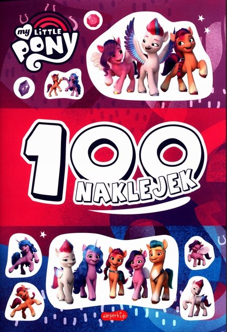 

Mój kucyk Pony 100 naklejek Wydanie filmowe Kd