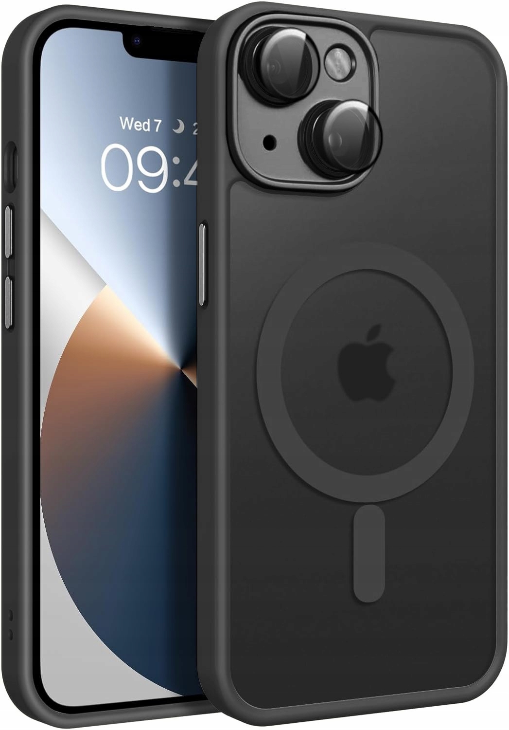 ETUI DO IPHONE 13 CZARNE CASE DO MAGSAFE MATOWE PANCERNE OCHRONA APARATÓW Dedykowany model iPhone 13