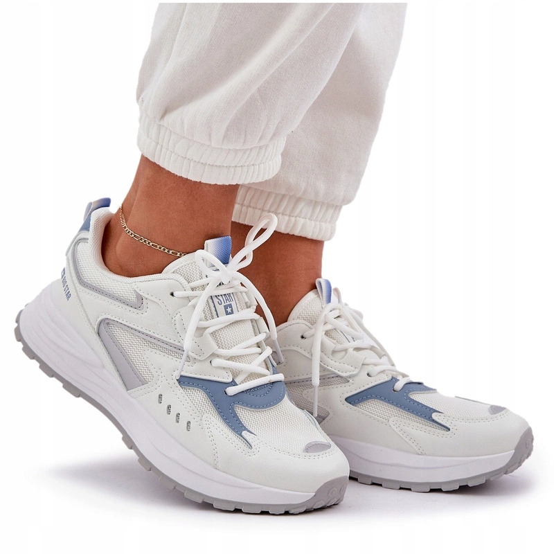 Dámské Sportovní Boty NN274A094 Hi-poly Systém Bílo-modré 36