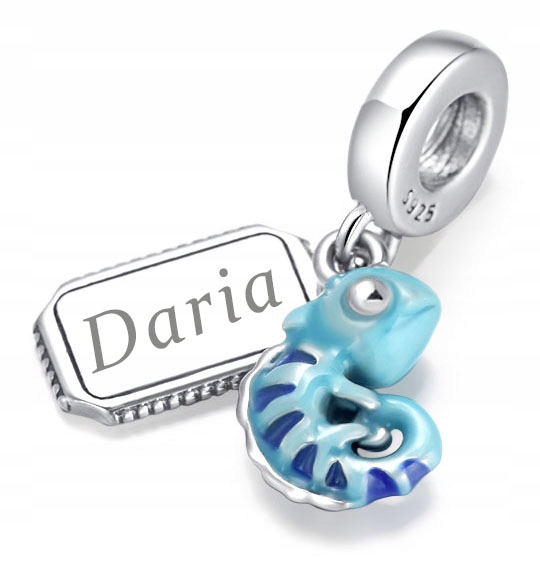 Charms Kameleon Přívěsek Stříbro 925 Gravírování