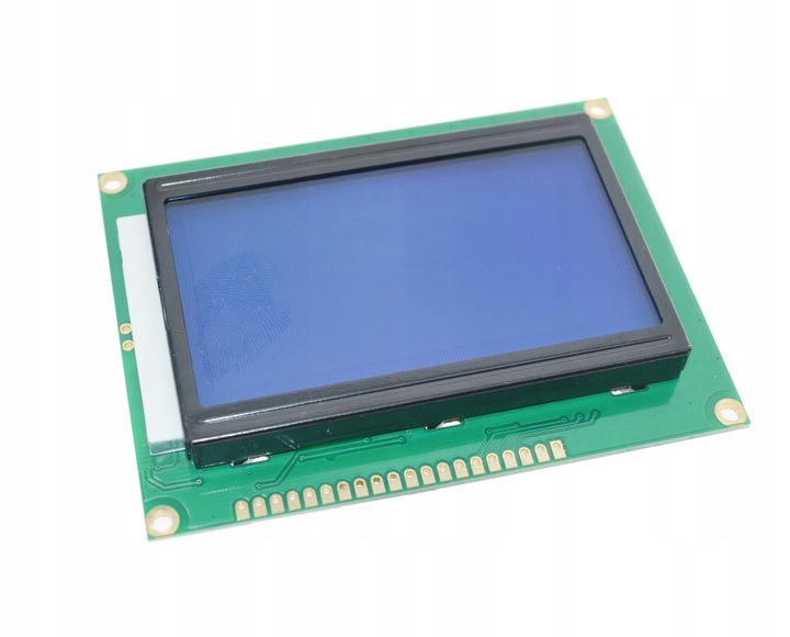 Wyświetlacz LCD12864 128x64 BLUE -NIEBIESKI PCB